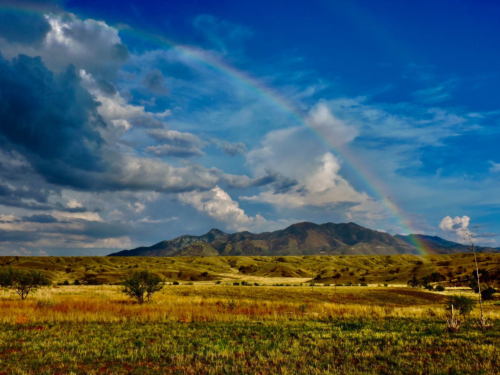 Storm clearing over Fort Huachuca